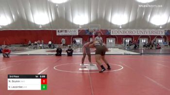 285 lbs 3rd Place - Nicholas Boykin, Ohio State vs Victor Lacombe, Lehigh