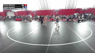 126 lbs Cons. Rd Of 16 - Rocco Mikolyzk, Mn Elite vs Kaiden Belinsky, Immortal Athletic WC