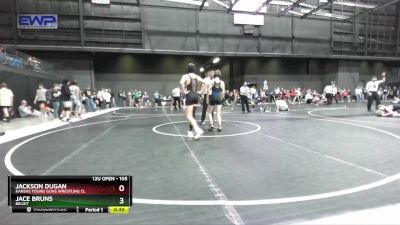 105 lbs Cons. Round 2 - Jace Bruns, Beloit vs Jackson Dugan, Kansas Young Guns Wrestling Cl