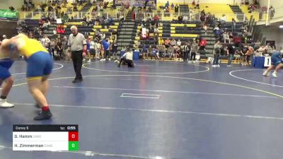 250 lbs Consy 5 - Gavin Hamm, Canon-McMillan vs Hunter Zimmerman, Canon-McMillan