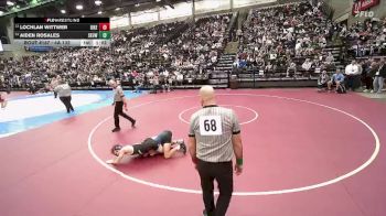 4A 132 lbs Cons. Round 1 - Aiden Rosales, Sky View vs Lochlan Wittwer, Dixie