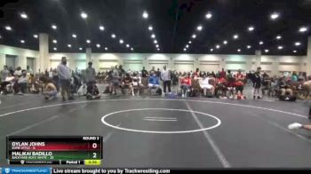 132 lbs Round 3 (8 Team) - Dylan Johns, Kame Style vs Malikai Badillo, Backyard Boyz White