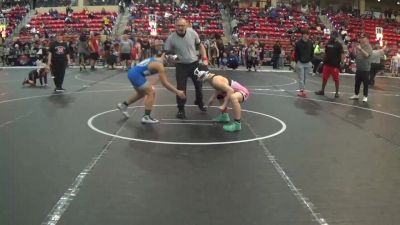 120 lbs Quarterfinal - Baron Rosas, Maize Wrestling Club vs Maurice Atkins, Winfield Youth Wrestling Club