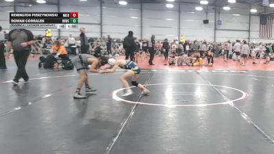 64 lbs Round 2 - 10:45am Saturday - Rowan Corrales, Rough House W.C., CA vs Remington Pierzynowski, Team Michigan