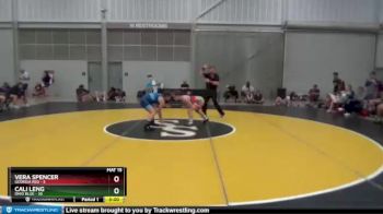 122 lbs 2nd Wrestleback (8 Team) - Vera Spencer, Georgia Red vs Cali Leng, Ohio Blue