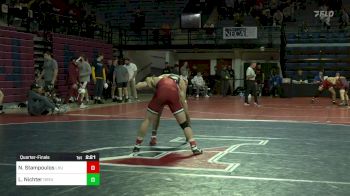 157 lbs Quarterfinal - Nick Stampoulos, Lock Haven vs Luke Nichter, Drexel