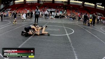 80 lbs Semifinal - Landon Owens, Team Donahoe vs Bryce Donahue, Donahue Wrestling Academy