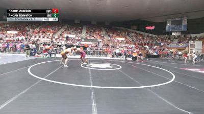 215 lbs Cons. Round 2 - Gabe Johnson, Hiawatha HS vs Noah Edington, Independence HS