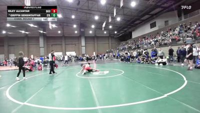 120 lbs Cons. Round 7 - Griffin Sensintaffar, Stillwater vs Riley Alcantar, Baylor