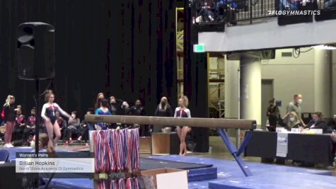 Gillian Hopkins - Women's Pairs, North Shore Academy Of Gymnastics - 2021 Women's Xcel Region 4 Championships