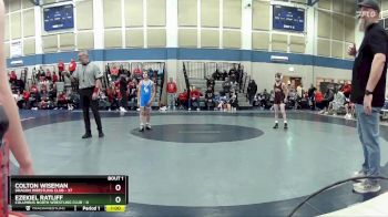 78 lbs Round 1 (4 Team) - Colton Wiseman, Dragon Wrestling Club vs Ezekiel Ratliff, Columbus North Wrestling Club