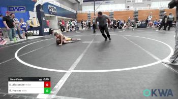 83 lbs Semifinal - Elijah Alexander, Midwest City Bombers Youth Wrestling Club vs Rory Horner, Standfast OKC