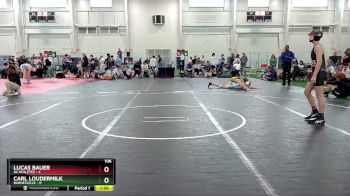 106 lbs Round 8 (10 Team) - Carl Loudermilk, Barnesville vs Lucas Bauer, 84 Athletes