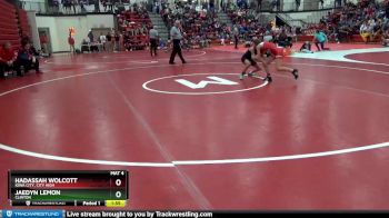 100 lbs Round 2 - Jaedyn Lemon, Clinton vs Hadassah Wolcott, Iowa City, City High
