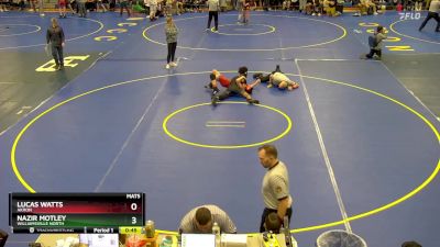 131 lbs Cons. Round 3 - Nazir Motley, Williamsville North vs Lucas Watts, Akron