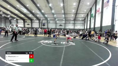 120 lbs Quarterfinal - Jackson Mostrom, Mat Demon WC vs Koa Fetters, UP Outlaws