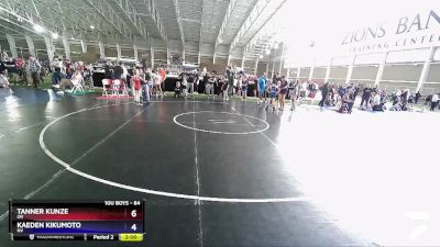 84 lbs Cons. Semi - Tanner Kunze, OR vs Kaeden Kikumoto, NV