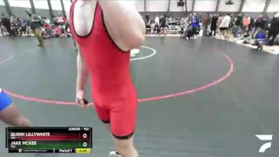 152 lbs Cons. Round 3 - Quinn Lillywhite, WA vs Jake McKee, WA