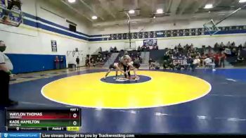 132 lbs Semifinal - Waylon Thomas, Tonasket vs Kade Hamilton, Oroville