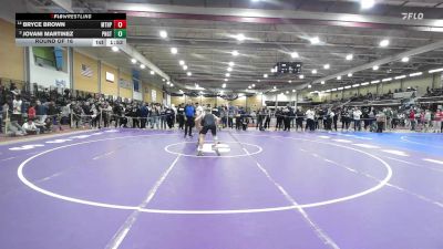 120 lbs Round Of 16 - Bryce Brown, Mt. Hope vs Jovani Martinez, Ponaganset