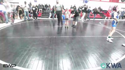 52-60 lbs Rr Rnd 3 - Lainey Davie, Salina Wrestling Club vs Michele Thompson, Wyandotte Youth Wrestling