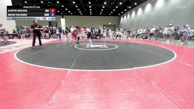 113 lbs 3rd Place Match - Austin Molina, Husky Wrestling Club vs Devin Rickner, Glenpool High School Wrestling