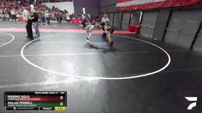 130 lbs Cons. Round 4 - Maximo Xolo, Sarbacker Wrestling Academy vs Nolan Ferrell, Askren Wrestling Academy