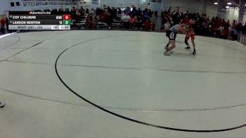 123 lbs Champ. Round 2 - Coy Childers, Nebraska Elite Wrestling Club vs Landon Newton, Tri-County Northeast