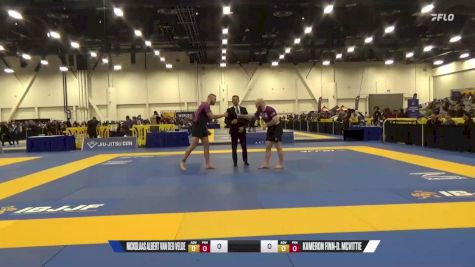 Kameron Finn-D. McVittie vs Nickolaas Albert Van Der Velde 2024 World IBJJF Jiu-Jitsu No-Gi Championship