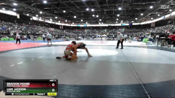 138 lbs Cons. Round 3 - Grayson Moore, Mountain View, Oregon vs Liam Jackson, Mountain View