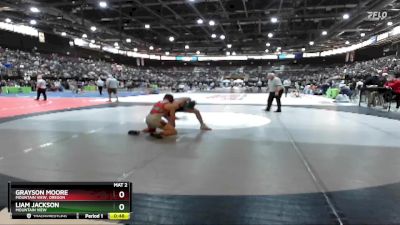 138 lbs Cons. Round 3 - Grayson Moore, Mountain View, Oregon vs Liam Jackson, Mountain View