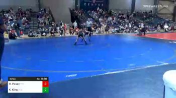 52 lbs Semifinal - Hanna Posey, Troup Youth Wrestling vs Kramer King, Level Up