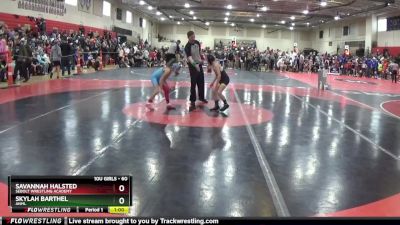 60 lbs Round 1 - Savannah Halsted, Sebolt Wrestling Academy vs Skylah Barthel, ANML