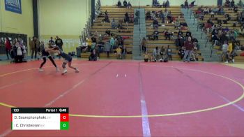 100 lbs Round 3 - Cadence Christensen, Moyer Elite vs Olivia Soumphonphakdy, Sarbacker Wrestling Academy