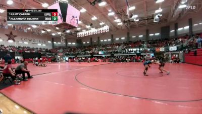 126 lbs Quarterfinal - Juliet Carrell, Coppell vs Alexandra Beltran, Eastwood