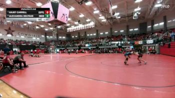 126 lbs Quarterfinal - Juliet Carrell, Coppell vs Alexandra Beltran, Eastwood