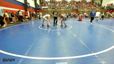 155 lbs Quarterfinal - Luke Pierce, Sapulpa vs William Carlson, Bartlesville Junior High