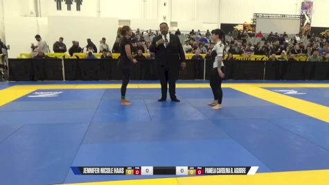 Pamela Carolina B. Aguirre vs Jennifer Nicole Haas 2024 World IBJJF Jiu-Jitsu No-Gi Championship