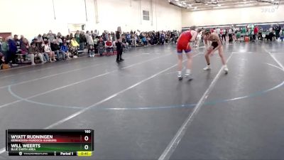 160 lbs Cons. Round 1 - Wyatt Rudningen, Kerkhoven-Murdock-Sunburg vs Will Weerts, Blue Earth Area