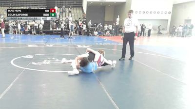 107-I2 lbs Semifinal - Jake Pepe, Kinnelon vs Colin LaForge, Mat Assassins