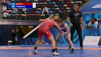 61 kg 1/8 Final - Zea Balazs, Hungary vs Kamila Temiraeva, Russia