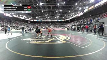175 lbs Cons. Round 5 - Nathan Marston, Homedale vs Caleb Zachary, Mountain View, Oregon