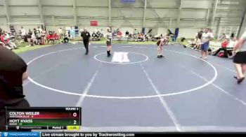 126 lbs Round 3 (8 Team) - Colton Weiler, Wisconsin Blue vs Hoyt Hvass, Idaho