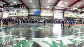 100 lbs Quarterfinal - Anna Winward, Moapa Valley vs Maliah Escajeda, North Valley