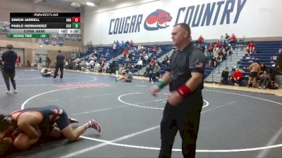 184 lbs Cons. Semi - Pablo Hernandez, Clackamas Community College vs Simon Jarrell, Unattached