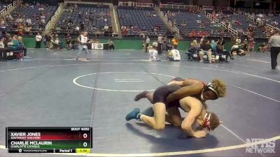 4A 145 lbs Champ. Round 1 - Xavier Jones, Southeast Guilford vs Charlie McLaurin, Charlotte Catholic