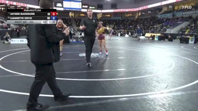 124 lbs Cons. Round 2 - Jayden Bazemore, Gannon University vs Liannette Ortiz, Wartburg