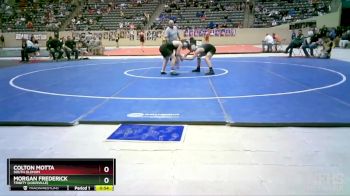 126 lbs Cons. Round 2 - Colton Motta, South Oldham vs Morgan Frederick, Trinity (Louisville)