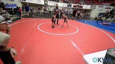 46 lbs Consi Of 8 #2 - Daxon Fulps, Wagoner Takedown Club vs Baker Franklin, Vinita Kids Wrestling