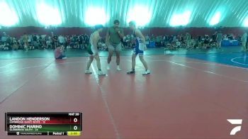 150 lbs Round 2 (16 Team) - Landon Henderson, Cambridge-Isanti White vs Dominic Marino, Glenbrook South